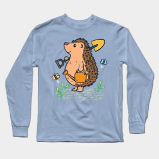 Gardening hedgehog Long Sleeve T-Shirt